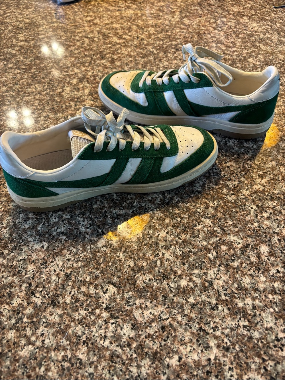 Gola Womens Green and White Low-Top Sneakers Size 7 - Picture 3 of 10